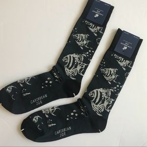 2 pairs of Caribbean Joe Navy Dress Socks